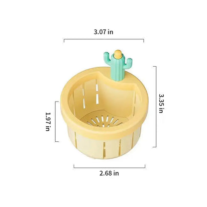 Cactus Sink Strainer, Kitchen Sink, Handwashing Sink, Drain Filter for Leftover Food and Garbage, Drain Basket