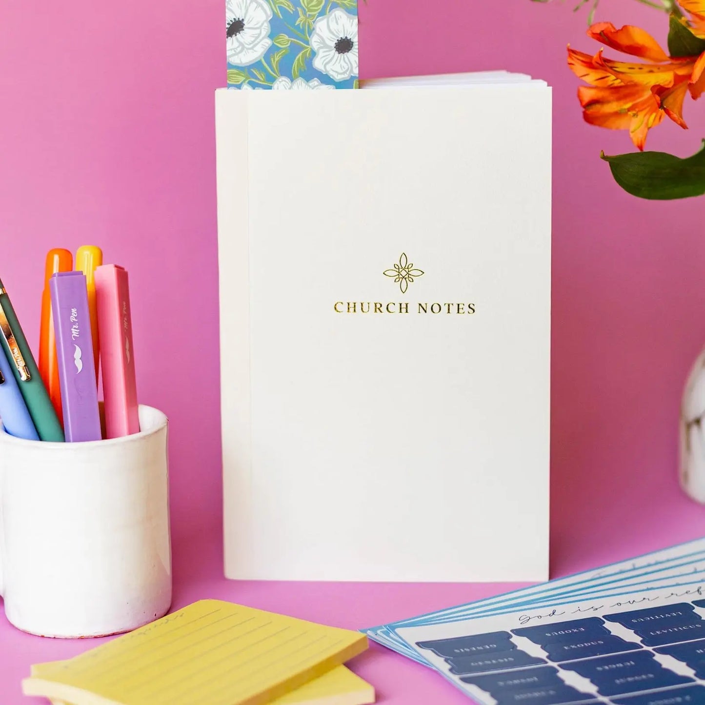 Selah by Mr. Pen - Church Notes Journal with Mini Bible Journaling Kit