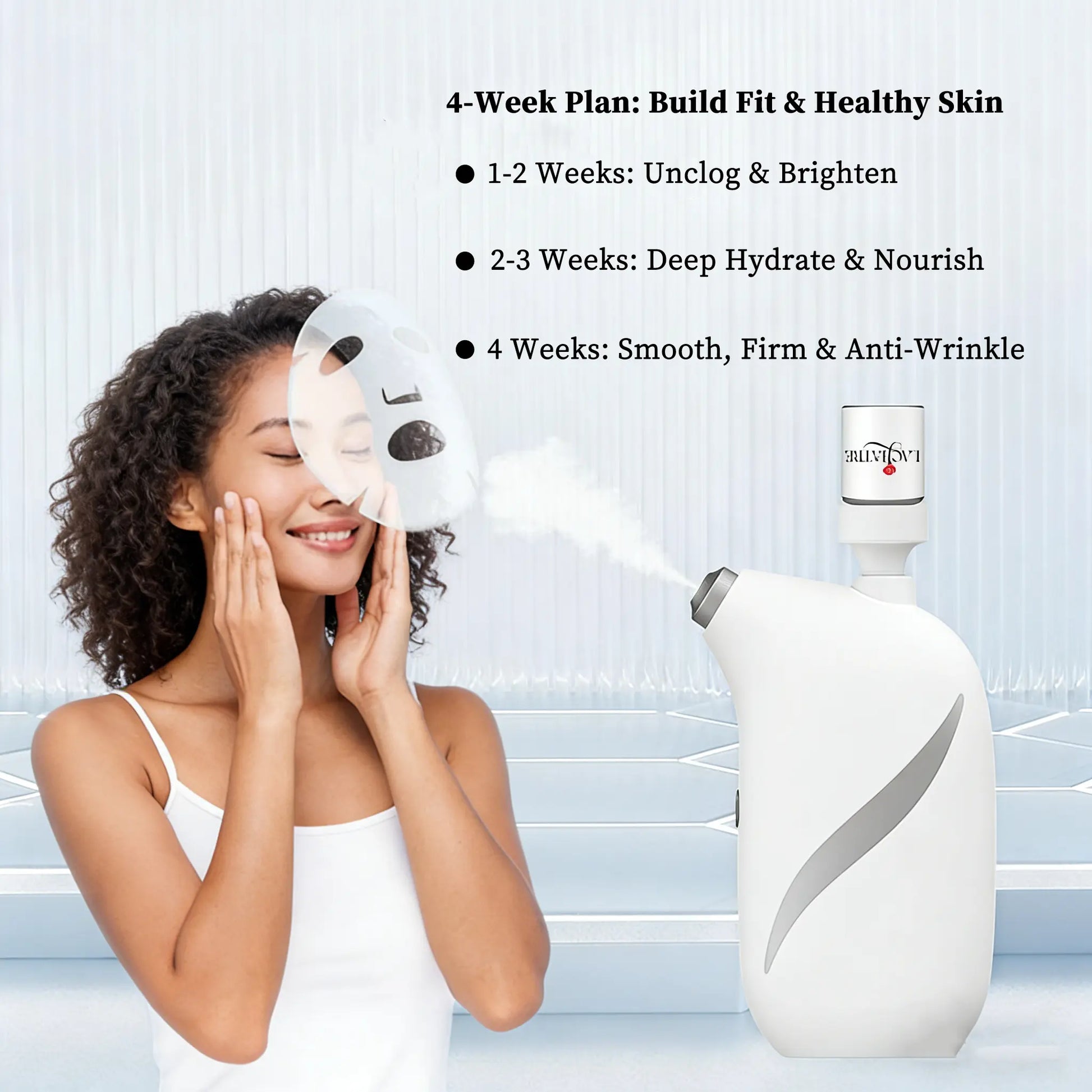 LACHATRE BEAUTY: Nano-Mist Nano Atomizing Water Replenisher with Transdermal Absorption Technology Cold Sprayer Oxygen Infusion Skincare Hydration Moisture Skin Repair Soothing Summervibes