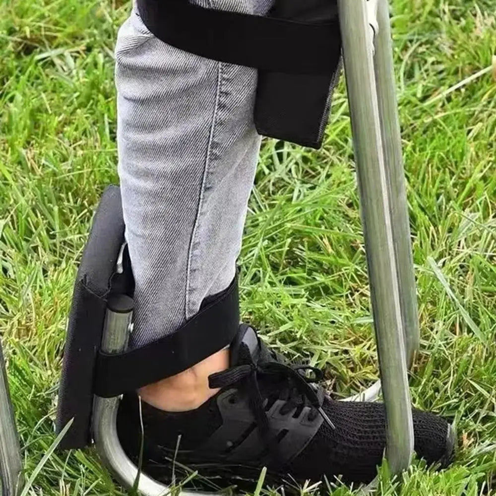 Portable Sturdy Knee Seat Protector Wearable Ankle Support Garden Knee Seat Ergonomic Labor-Saving Garden Kneeling Pad Gardening
