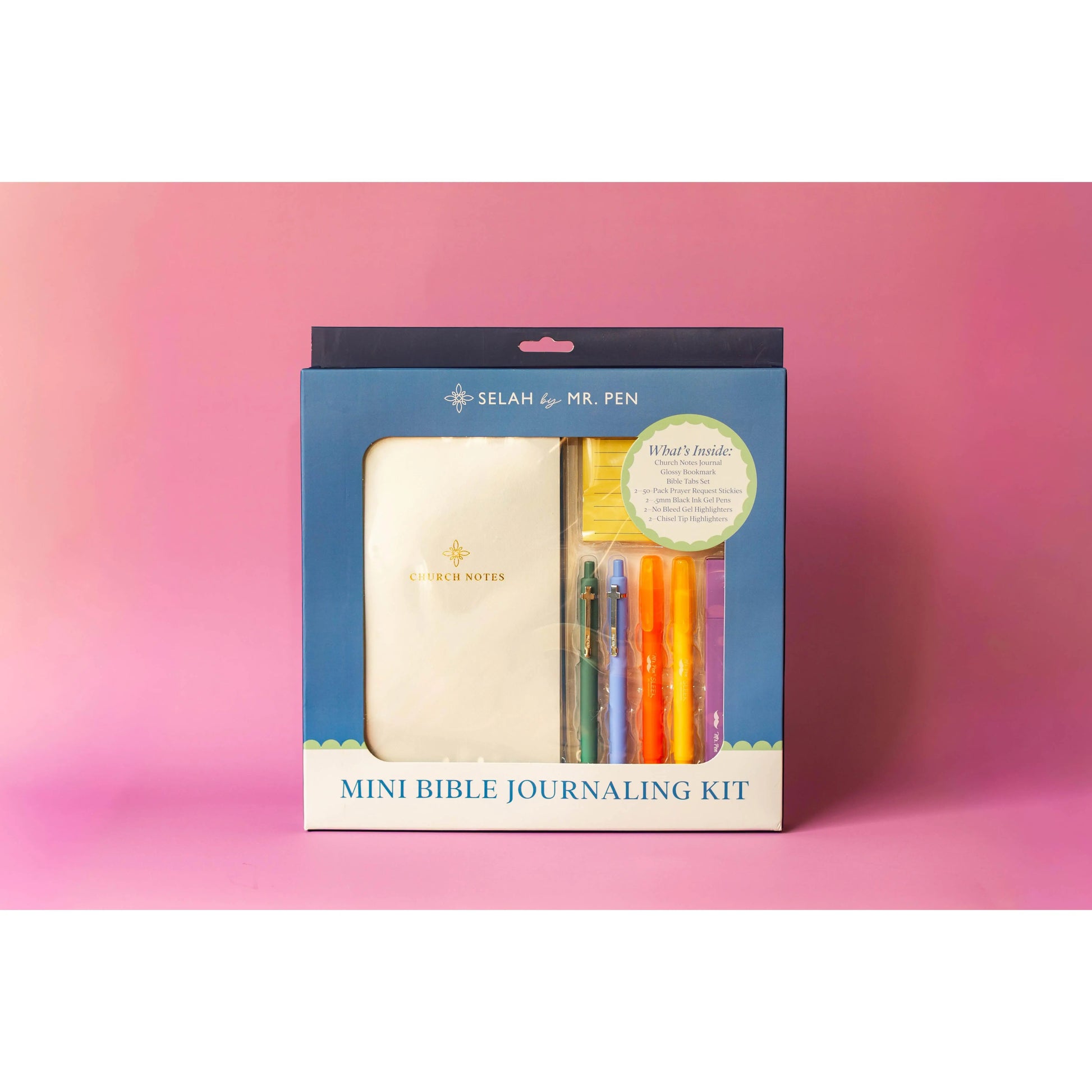 Selah by Mr. Pen - Church Notes Journal with Mini Bible Journaling Kit